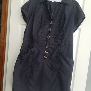 Black Denim Dress
